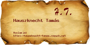 Hauszknecht Tamás névjegykártya